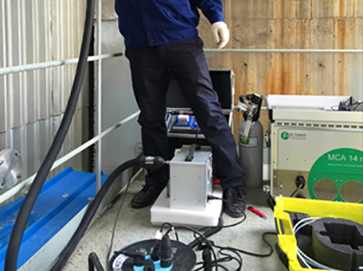 MCA14煙氣分析儀m現(xiàn)場測試高濕低硫